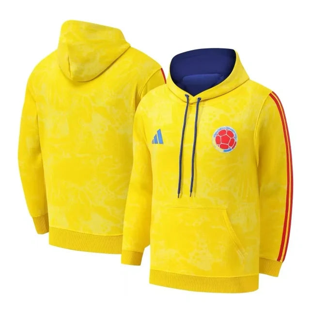 Colombia 2025/26 Team Hoodie - Yellow/Blue