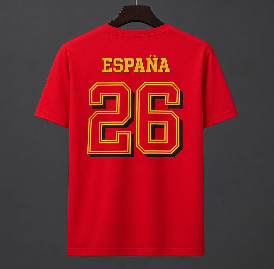 Spain 2026 World Cup Champion T-Shirt - Red