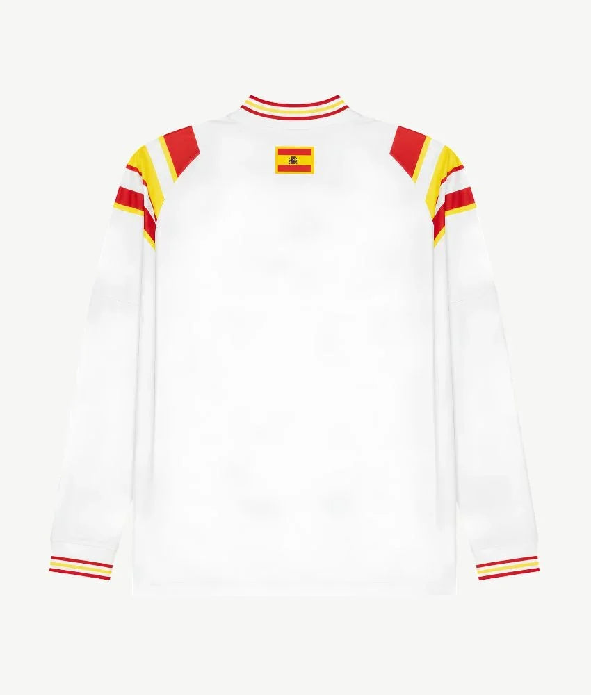Spain 1996 Away Retro Long Sleeve Jersey - Fan Version
