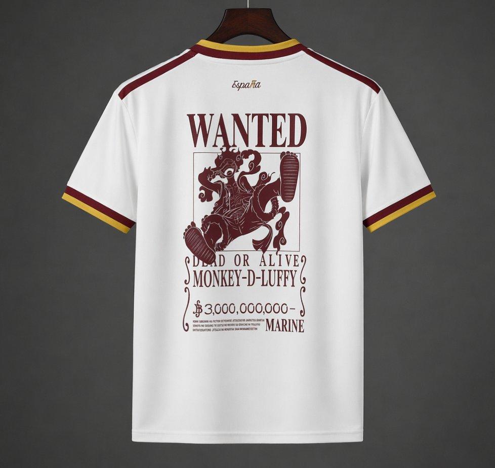 Spain x One Piece 2026 Away Special Printing Jersey