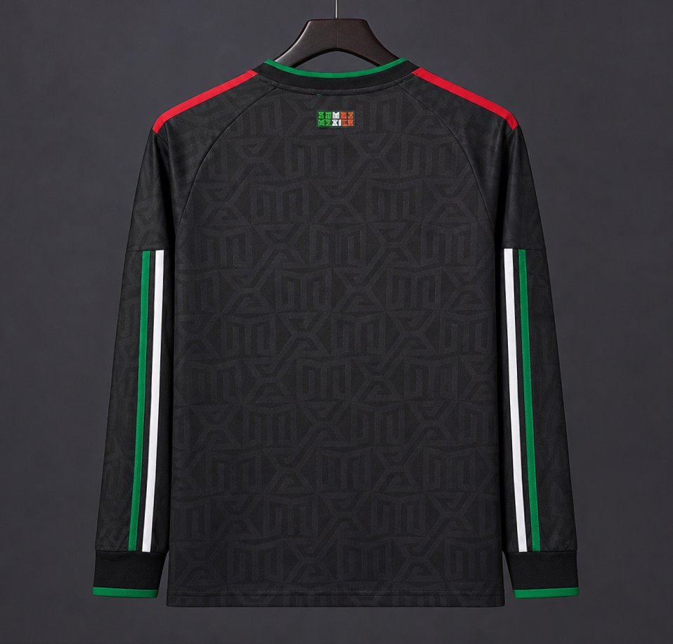 Mexico 2026 Third Long Sleeve Jersey - Black