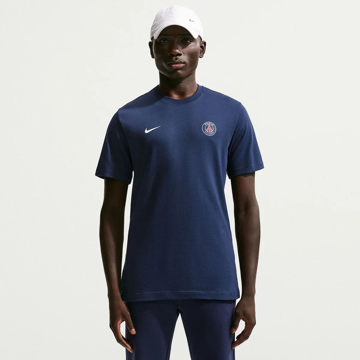 PSG 26/27 Crest Essential T-Shirt - Midnight Navy