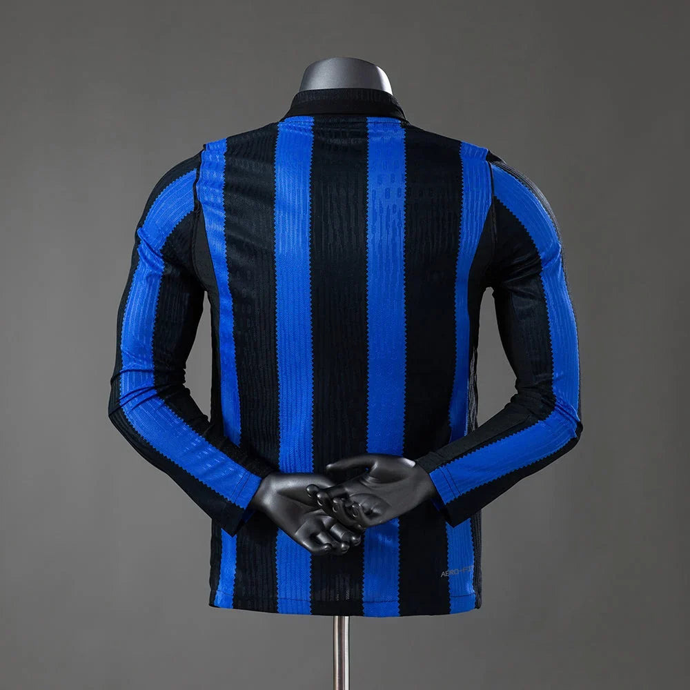 Inter Milan 26/27 Home Long Sleeve Jersey - Player Version