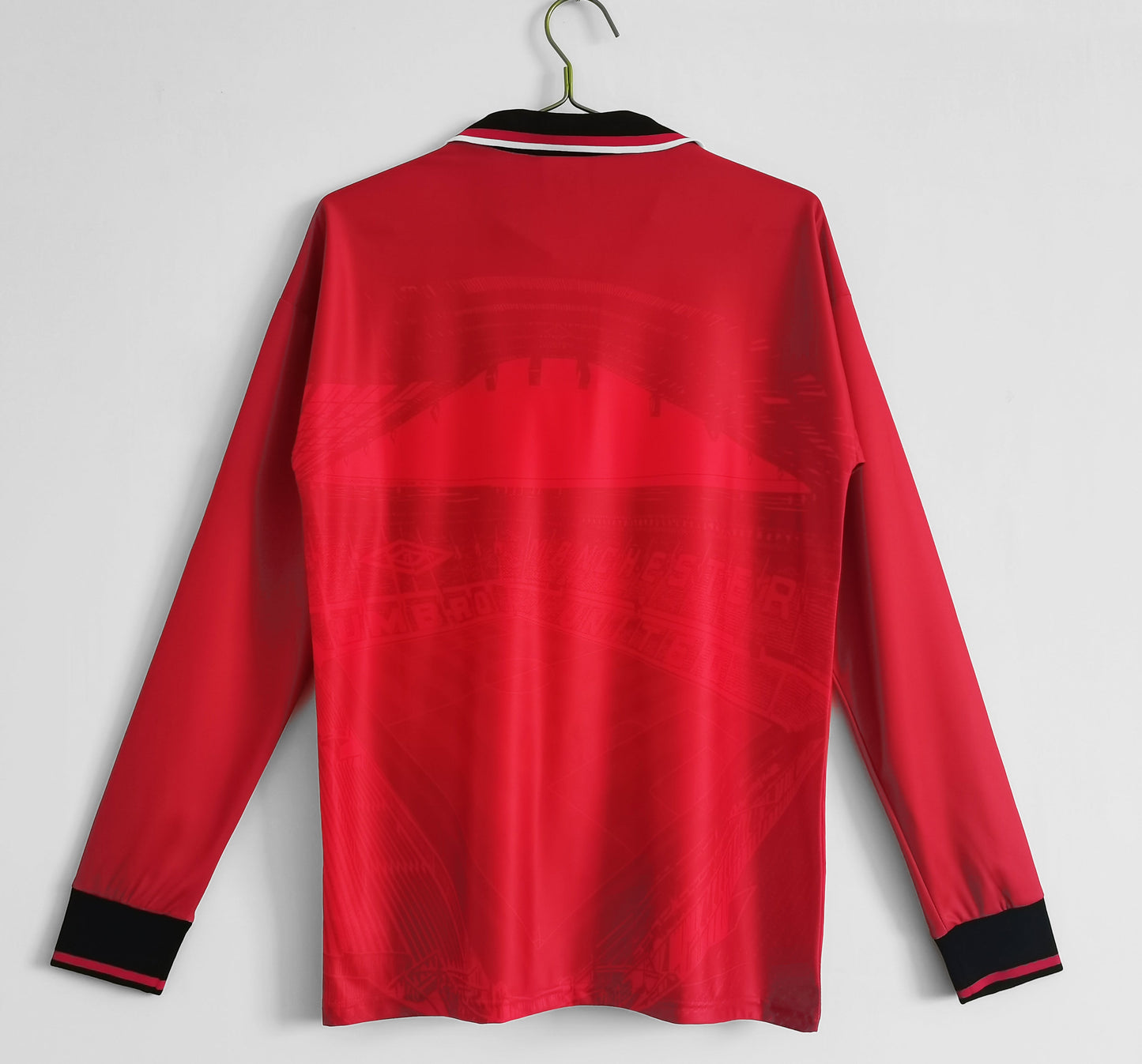 Manchester Unitd 94/96 Home Retro Shirt - Long Sleeve