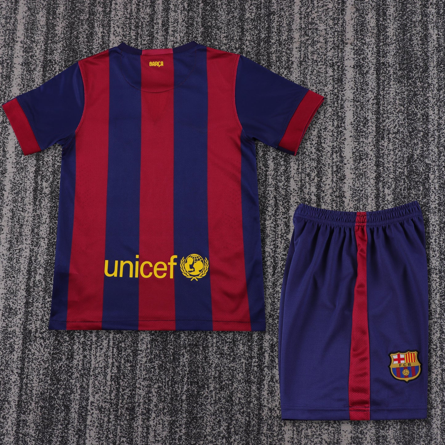 Barcelona 14/15 Children's Home Retro Set