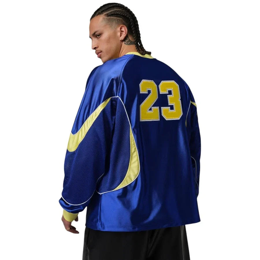 Brazil 2026 "Air Jordan" Long Sleeve Goalkeeper Jersey - Blue