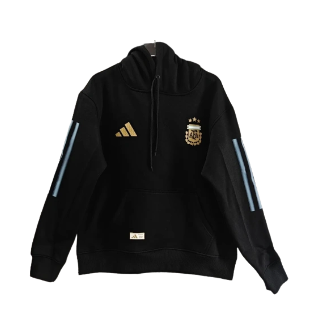 Argentina 2026/27 Team Hoodie - Black/Blue