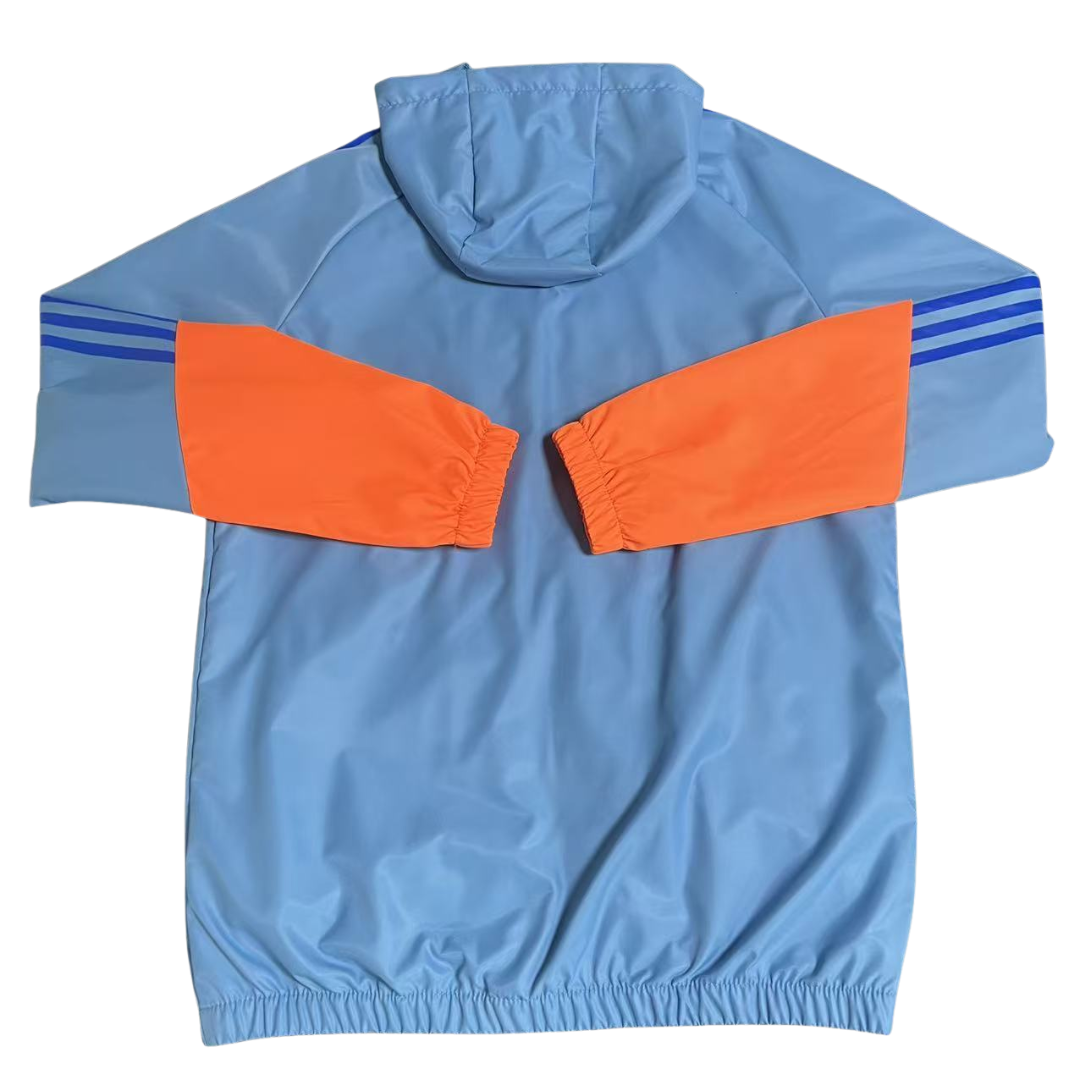 Argentina 2026 Windbreaker Jacket - Blue/Orange