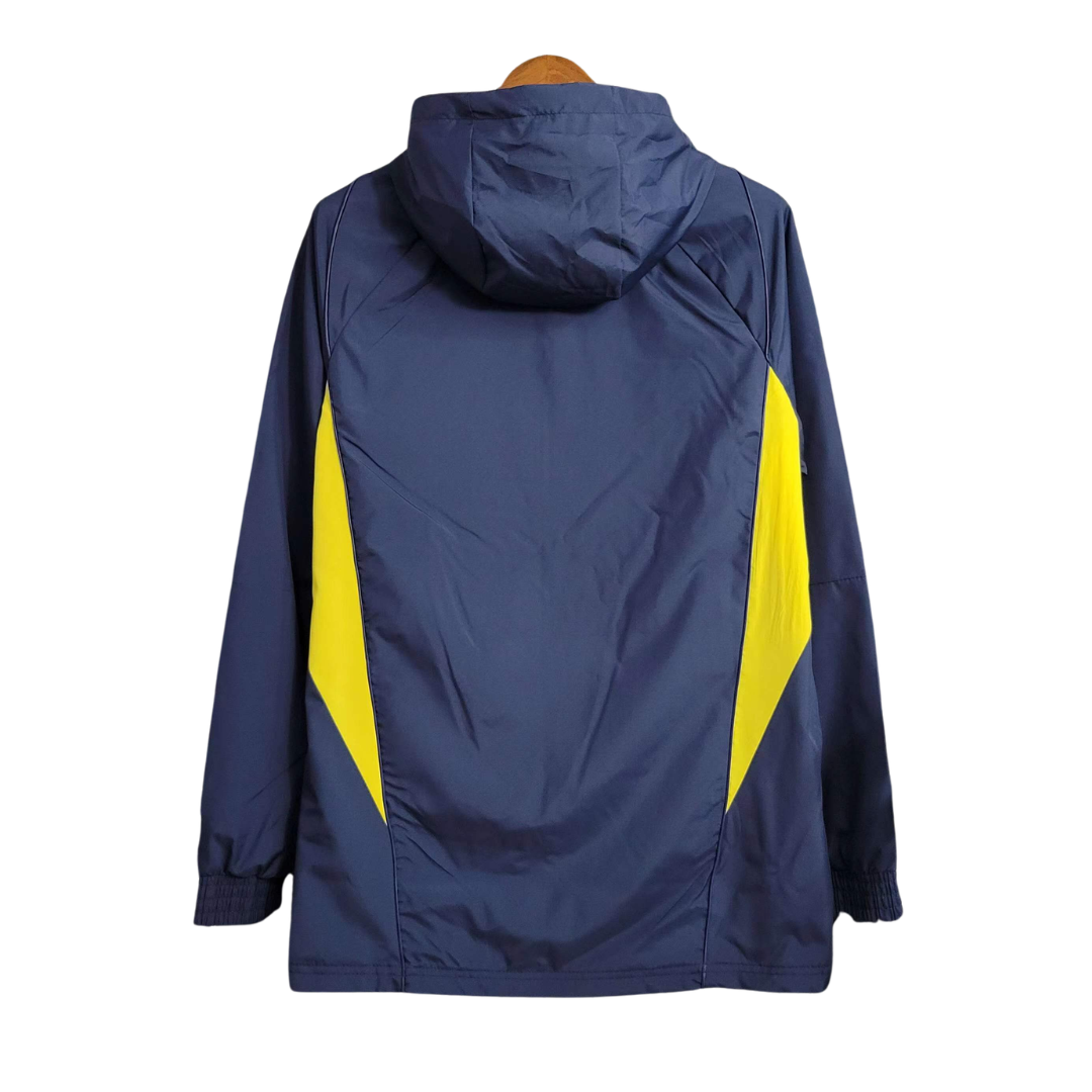 Argentina 2026 Windbreaker Jacket - Dark Blue/Yellow