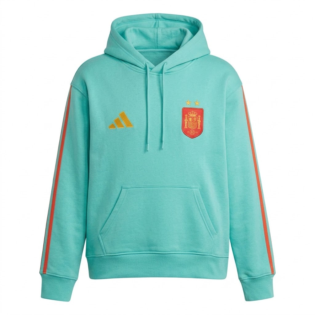 Spain 2026/27 Team Hoodie - Turquoise/Orange
