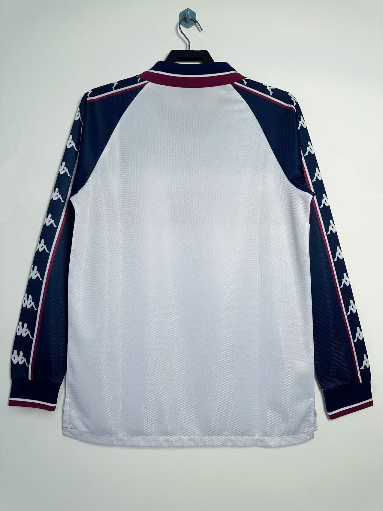 Manchester City 97/98 Away Retro Shirt - Long Sleeve