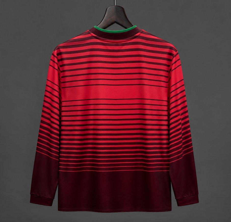 Portugal 2014 Home Retro Shirt - Long Sleeve