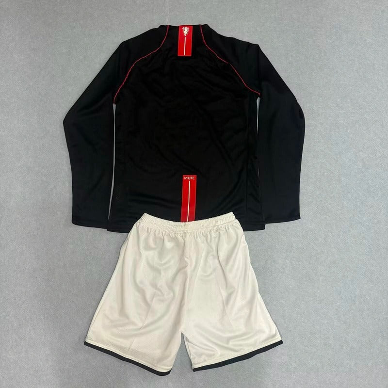 Manchester United 07/08 Children's Away Retro Set - Long Sleeve