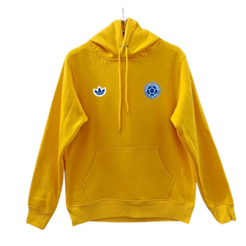 Colombia 2026 Team Hoodie Yellow - Blue Crest