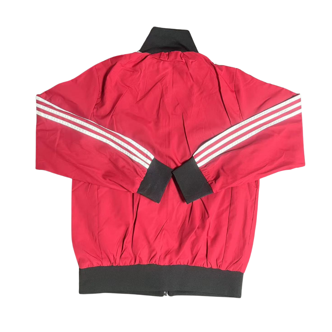 Mexico Windbreaker Jacket - Red/Black