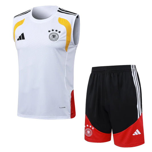 Germany 2026/27 Sleeveless Home Kit - White/Red/Black
