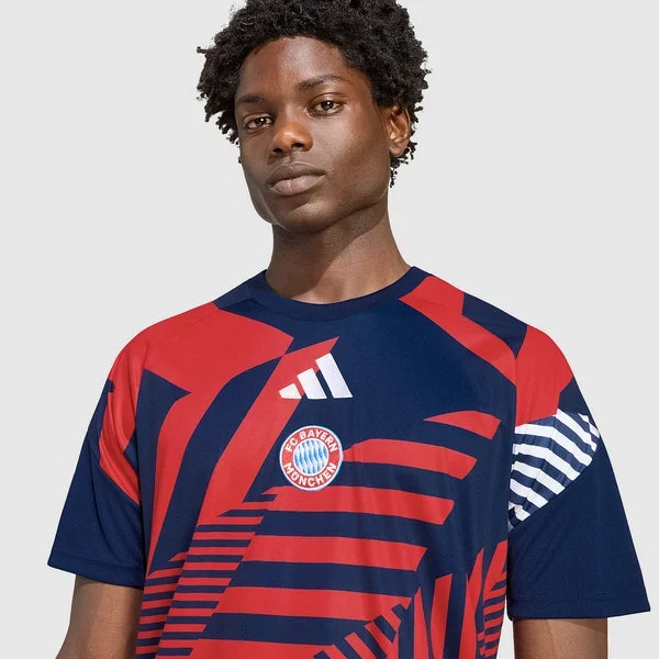 Bayern Munich 26/27 Pre-Match Shirt - Night Indigo/Better Scarlet