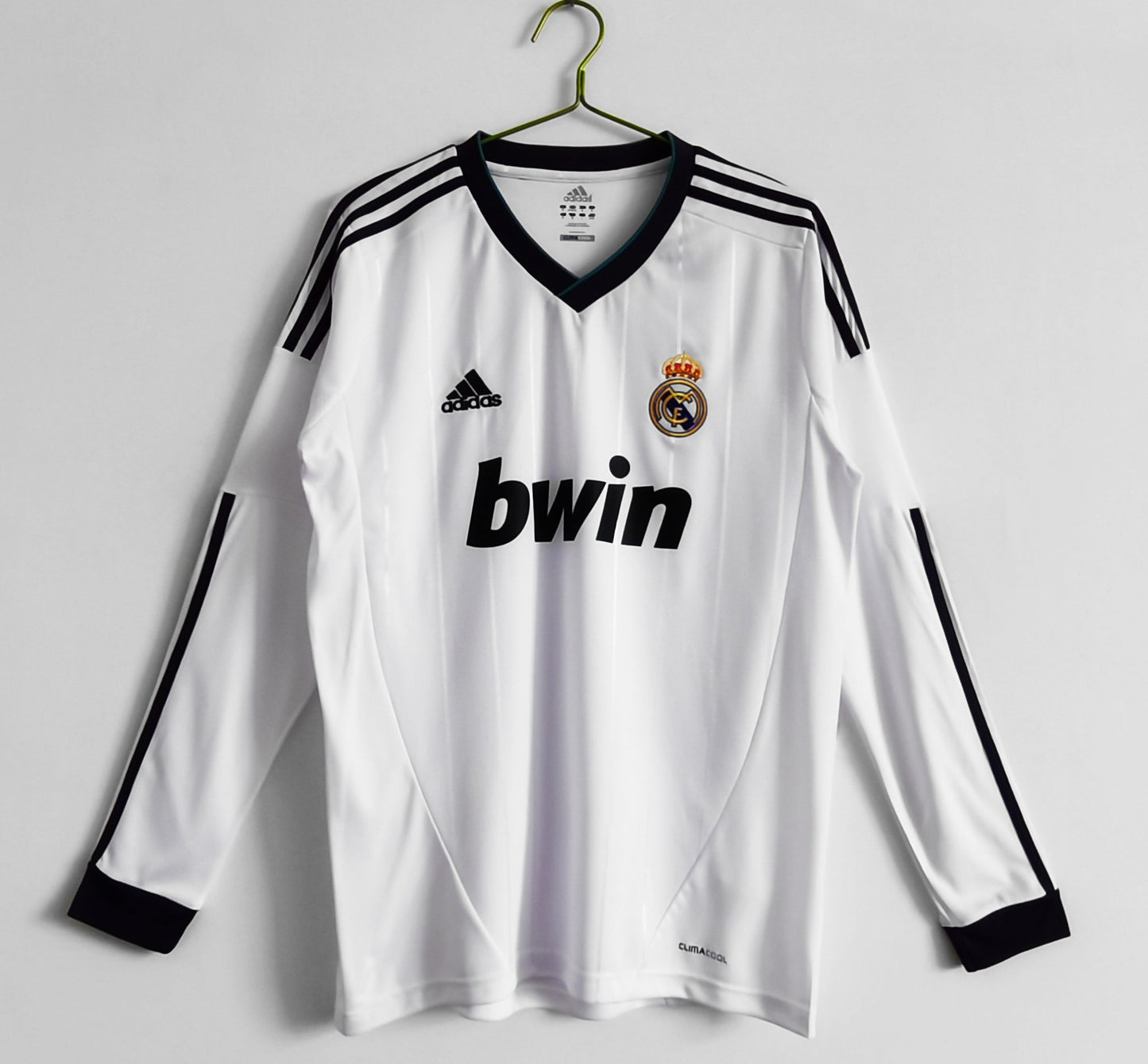 Real Madrid 12/13 Home Retro Shirt - Long Sleeve