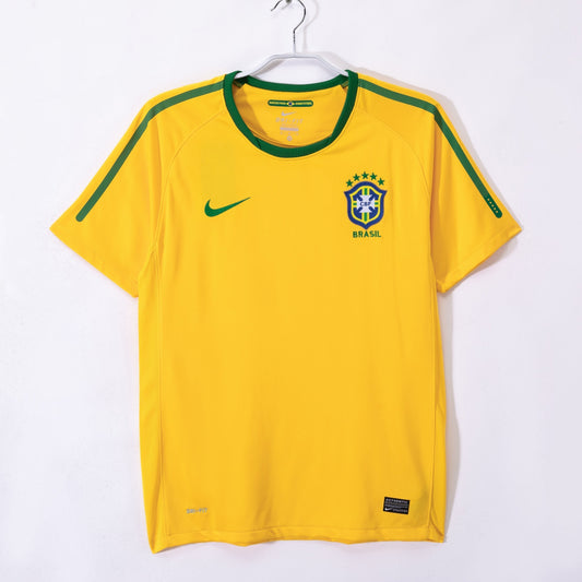Brazil 2010 Home Retro Shirt