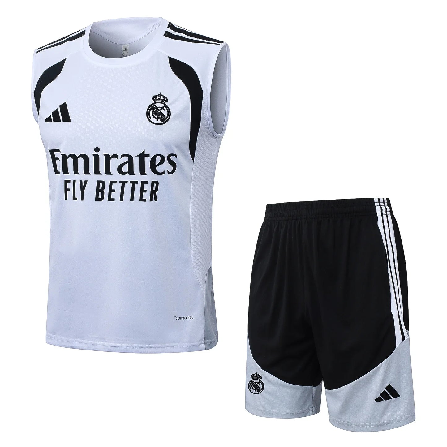 Real Madrid 2026/27 Sleeveless Home Kit - White