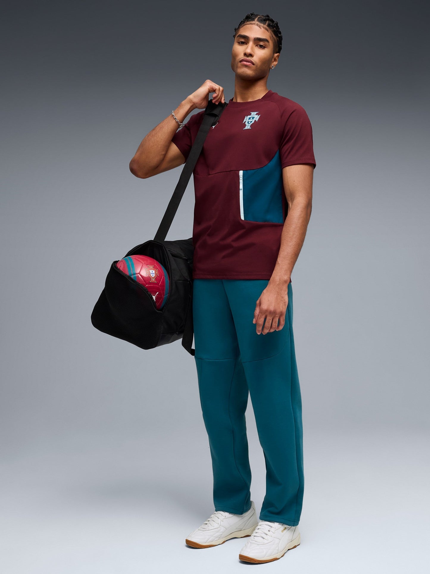 Portugal 2026 PUMATECH T-Shirt - Bordeaux