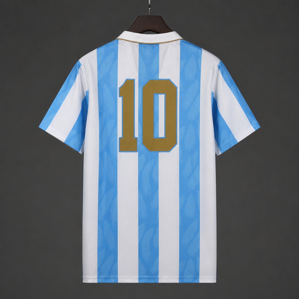 Argentina Striped Number Printed Special Jersey