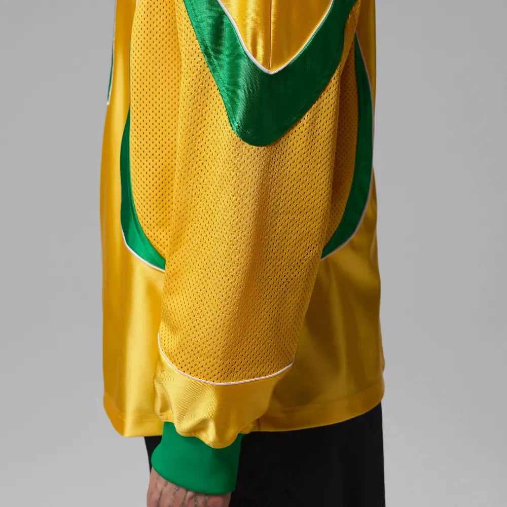 Brazil 2026 "Air Jordan" Long Sleeve Goalkeeper Jersey - Yellow