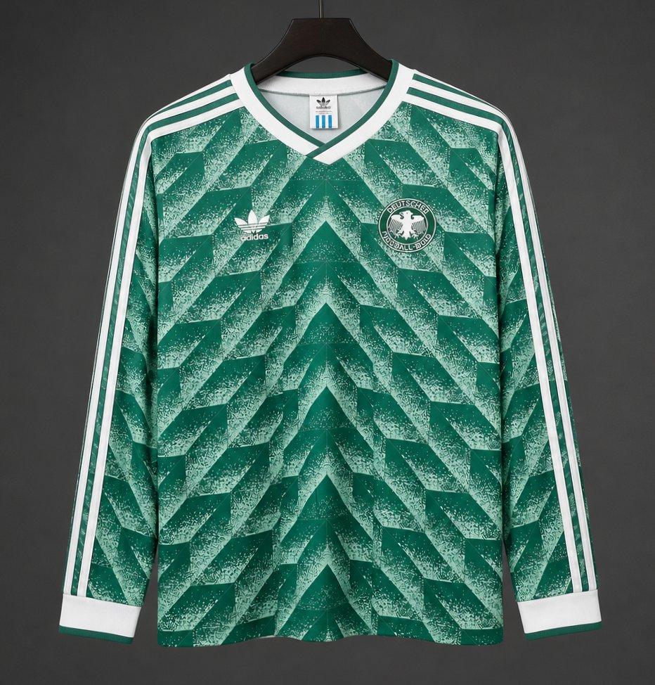 Germany 1990 Away Retro Shirt - Long Sleeve