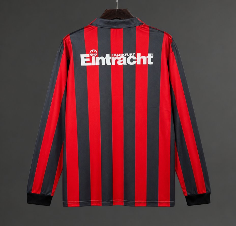Eintracht Frankfurt 1992/93 Home Retro Shirt - Long Sleeve