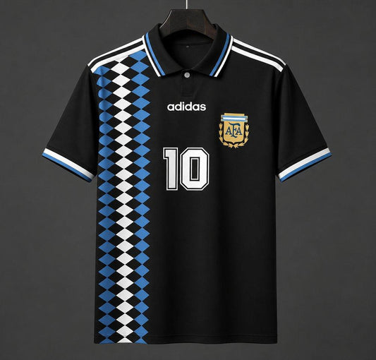 Argentina 1994 Away Retro Shirt - Black