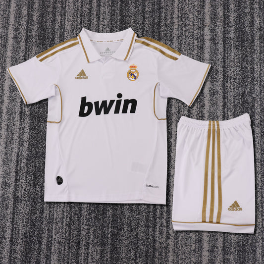 Real Madrid 11/12 Children's Home Retro Set