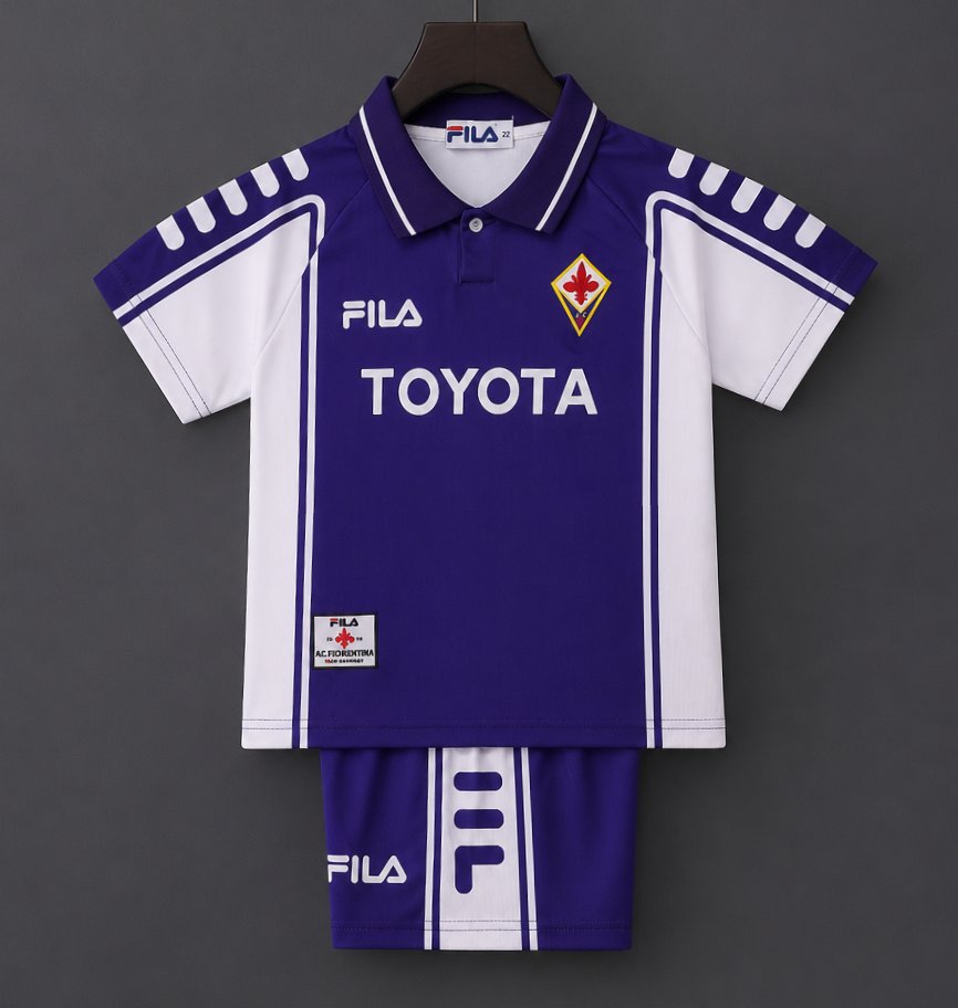 Fiorentina 1999/00 Children's Home Retro Set