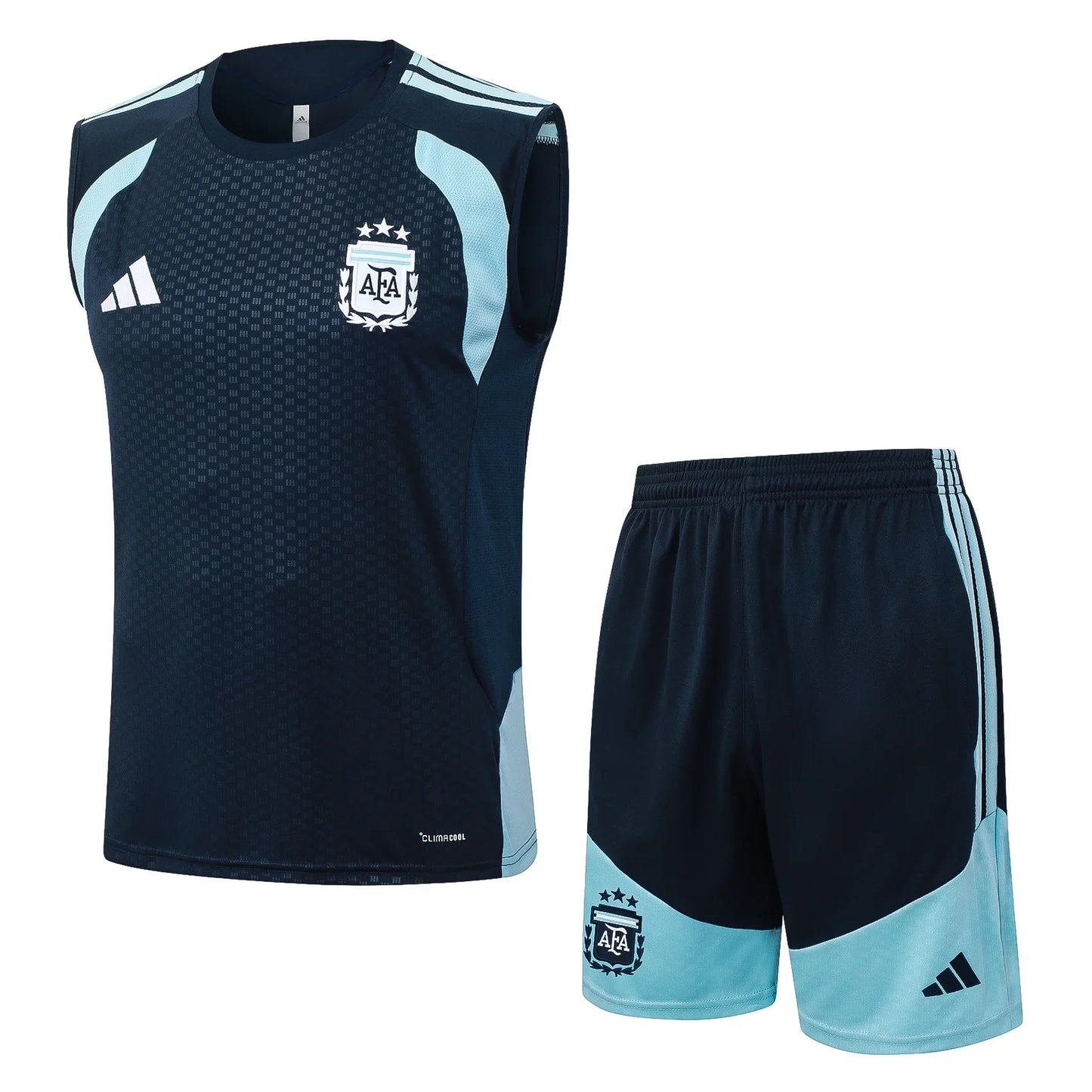Argentina 2026/27 Sleeveless Home Kit - Azul Marinho/Azul Bebê