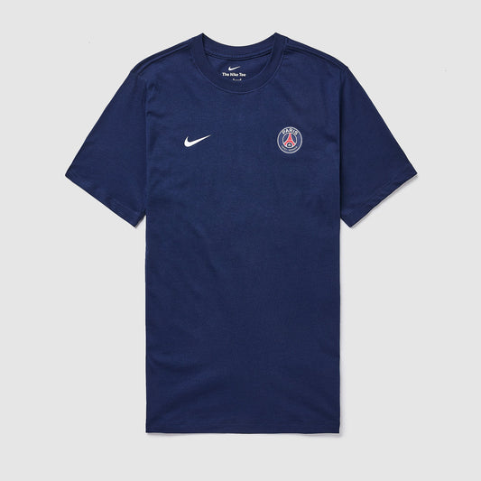 PSG 26/27 Crest Essential T-Shirt - Midnight Navy