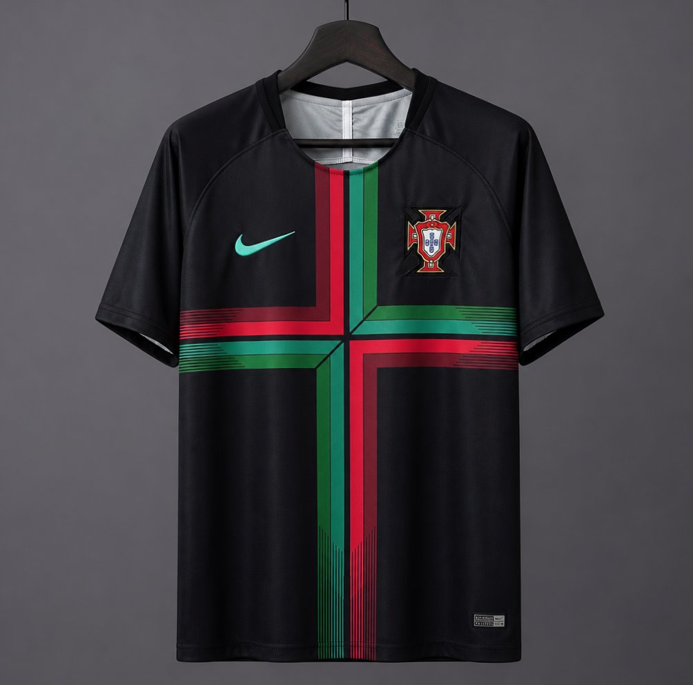 Portugal Retro Pre-Match Training - Black