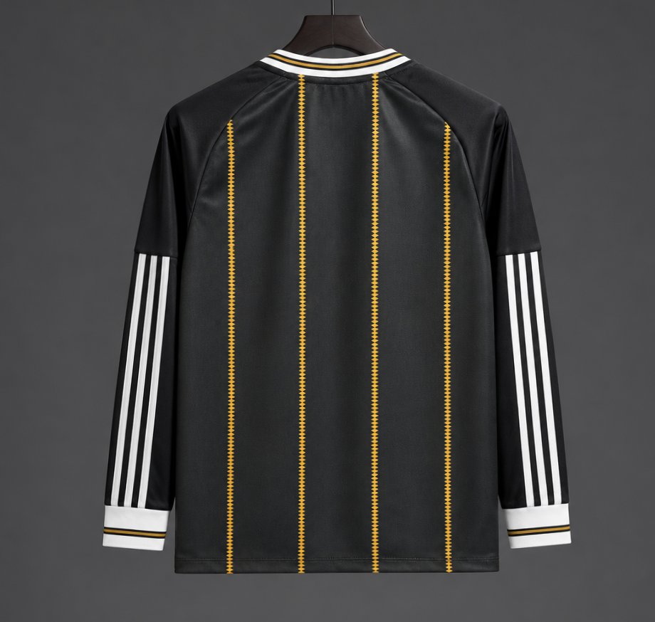 Germany 2026/27 Away Long Sleeve Jersey - Black/Gold