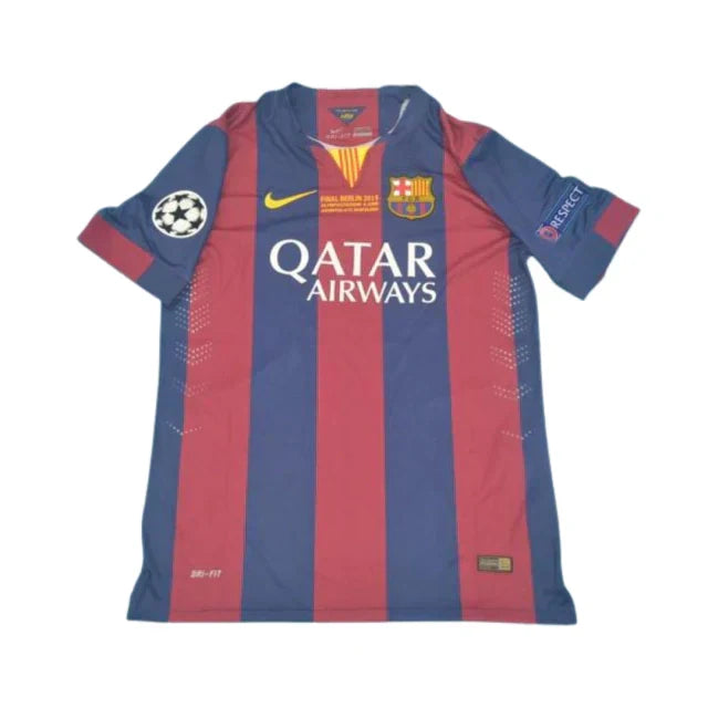 Barcelona 2014/15 Retro Shirt - Messi #10 (+Patches)