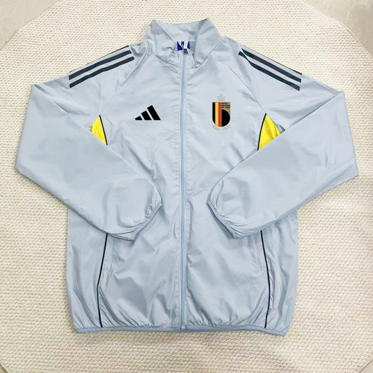 Belgium 2026 Windbreaker Jacket - Light gray
