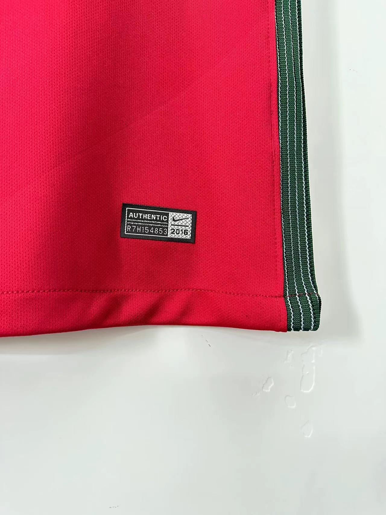 Portugal 2016 Home Retro Shirt - Long Sleeve