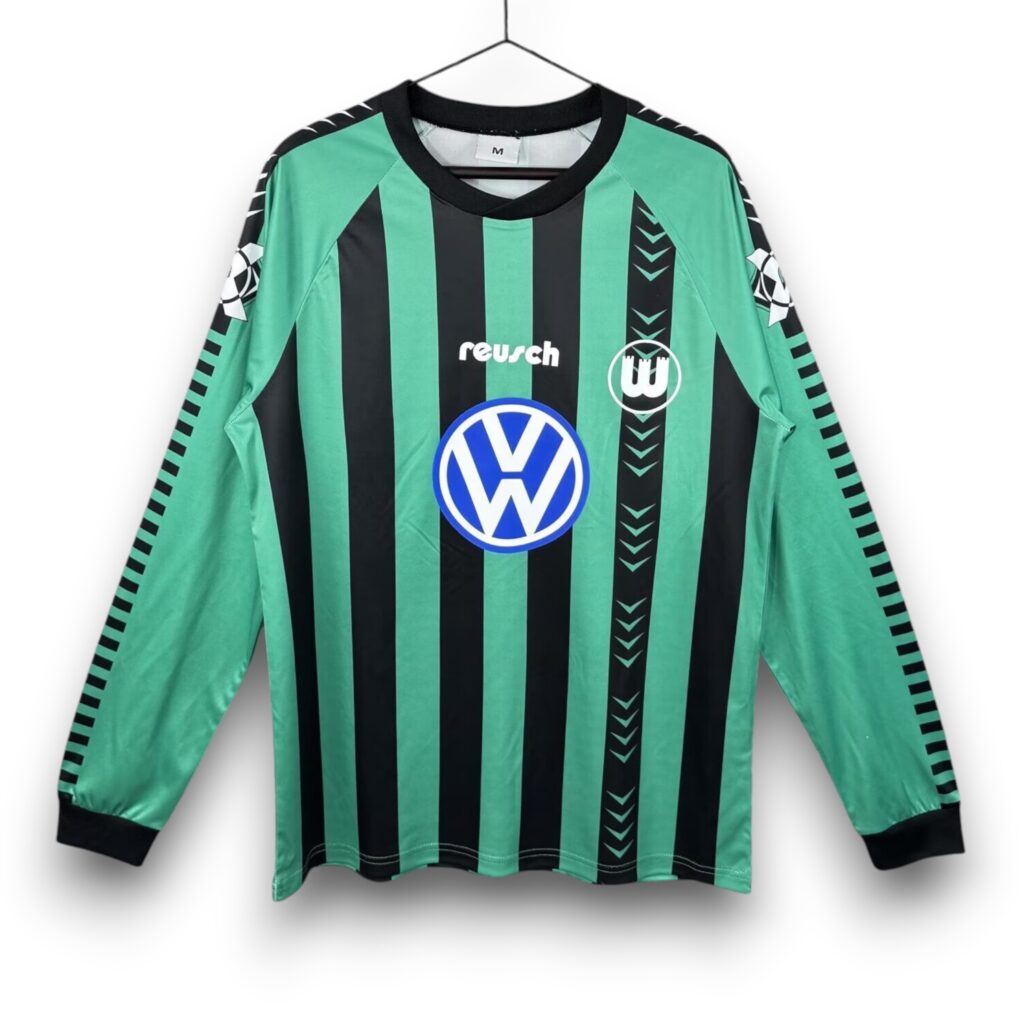 Wolfsburg 1994/95 Retro Home Long Sleeve Jersey