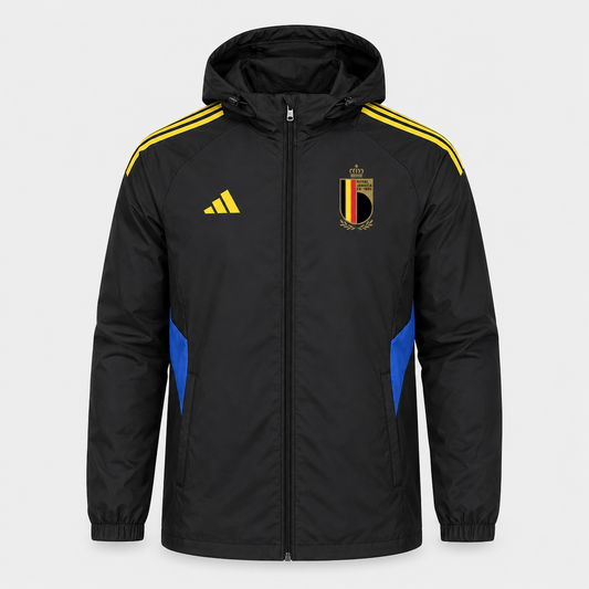 Belgium 2026 Windbreaker Jacket - Black