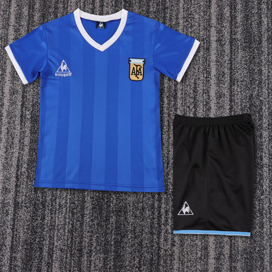 Argentina 1986 Children's Away Retro Set