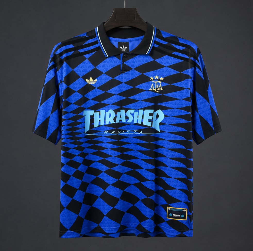 Argentina x Thrasher 2026 x AFA Jersey - Blue