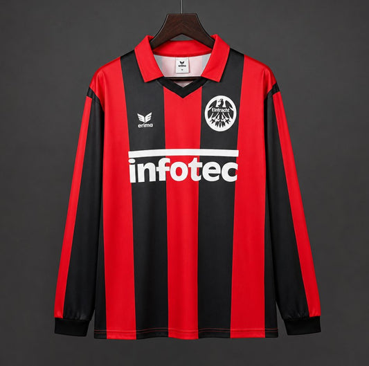 Eintracht Frankfurt 1988/89 Home Retro Shirt - Long Sleeve