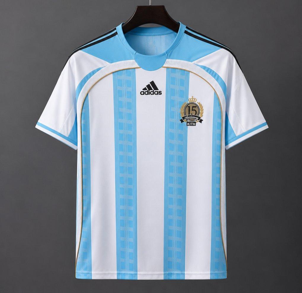 Argentina Kith x Messi x Adidas 15th Anniversary Special Jersey