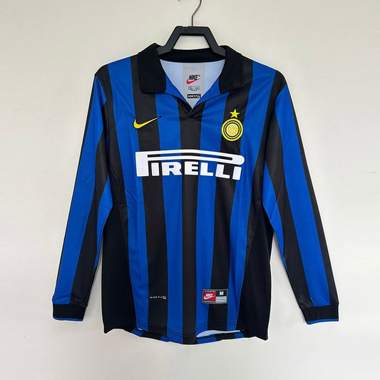 Inter Milan 98/99 Home Retro Shirt - Long Sleeve