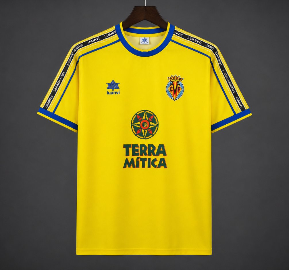 Villarreal 1998/99 Home Retro Shirt
