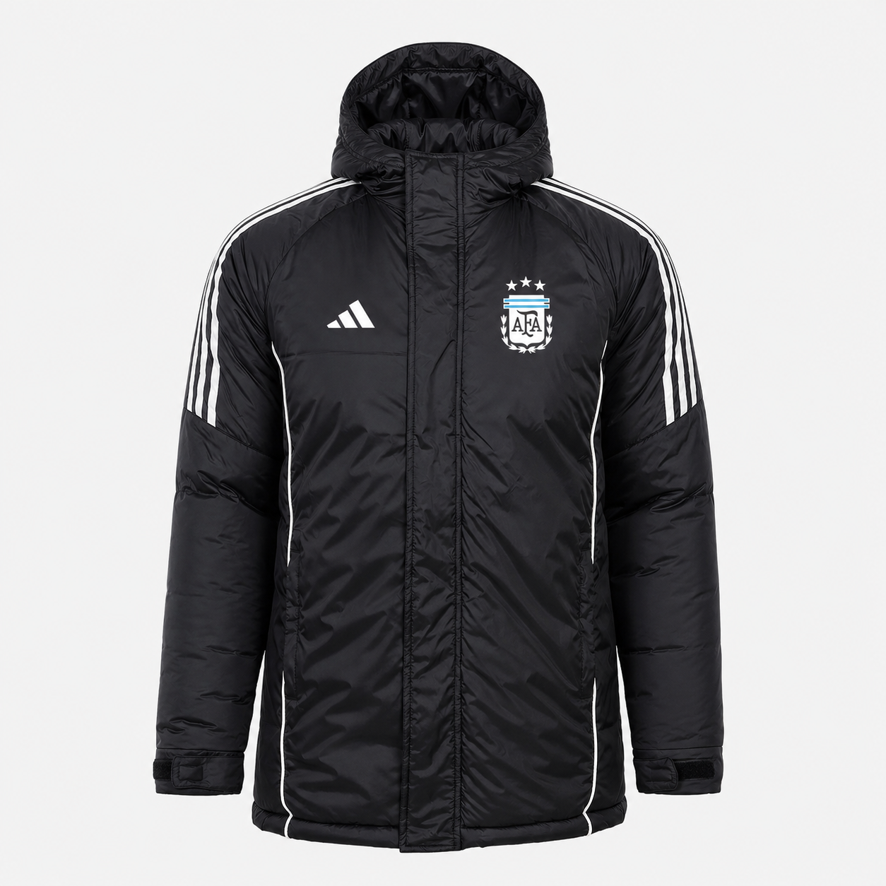 Argentina 2026 Puffer Jacket - Black/White