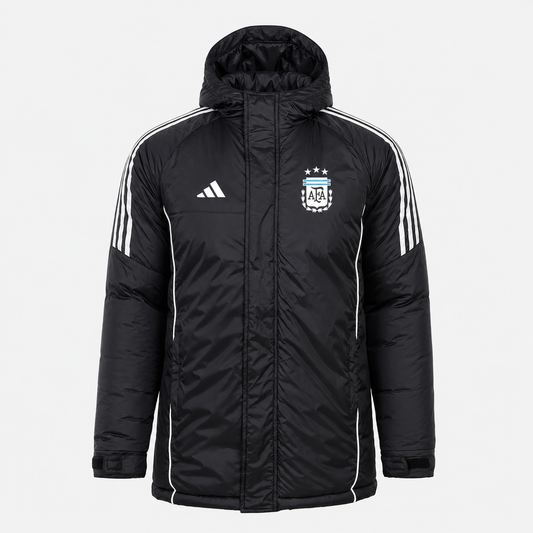 Argentina 2026 Puffer Jacket - Black/White