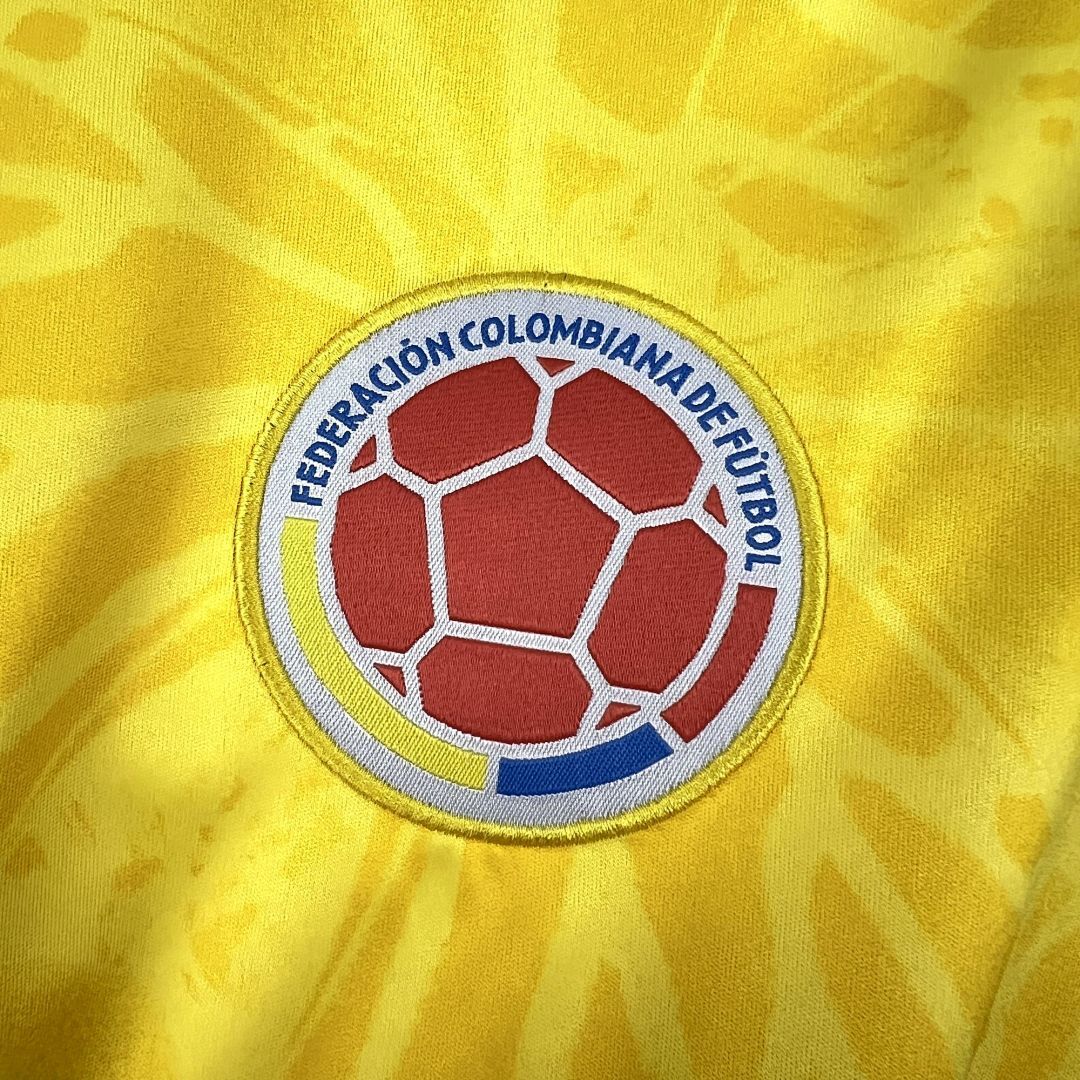 Colombia 2026/27 Home Long Sleeve Jersey - Fan Version